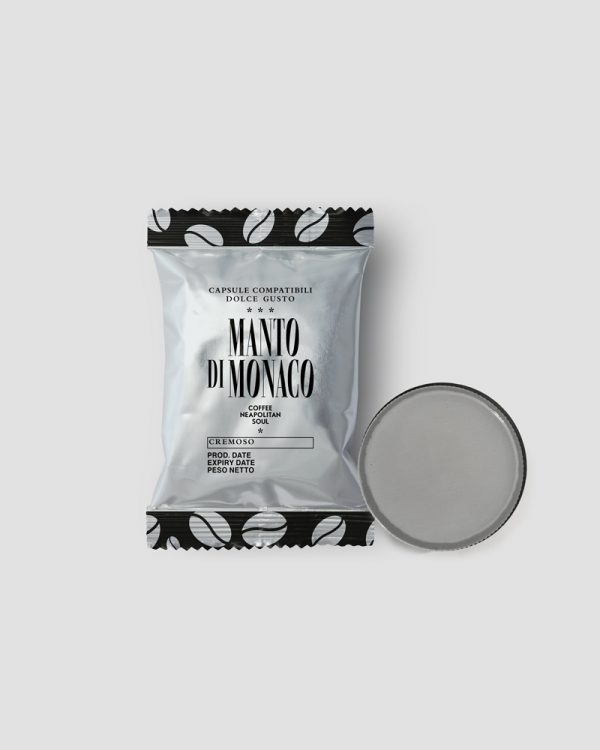 Immagine principale: 100 Capsule compatibili Nescafè Dolce Gusto Manto di Monaco CREMOSO (Bianca)
