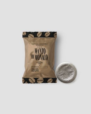 Immagine principale: 100 Capsule compatibili Nespresso Manto di Monaco CLASSICO (Bronzo)
