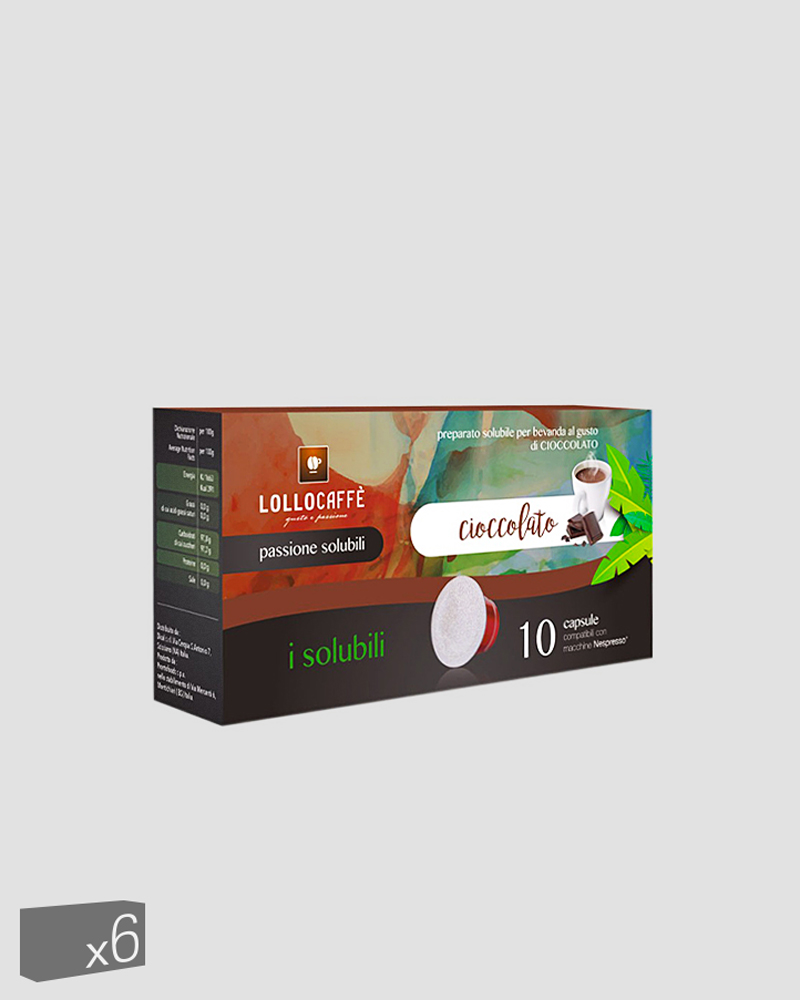 60 Capsule Cioccolato compatibili Nespresso Lollo Caffè - Fill Up Coffee