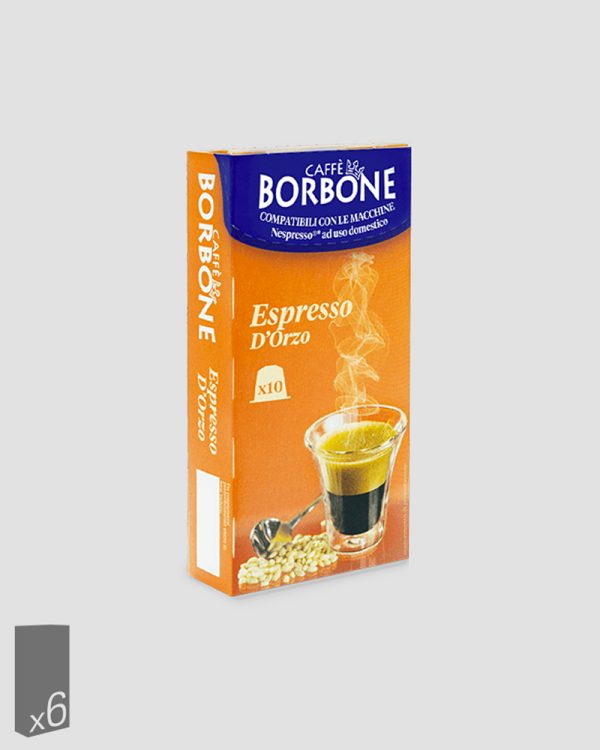 Immagine principale: 60 Capsule Espresso d’Orzo compatibili Nespresso Caffè Borbone