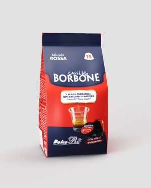 Immagine principale: 90 Capsule compatibili Nescafè Dolce Gusto Caffè Borbone ROSSA